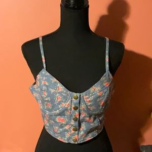 Floral Crop Top